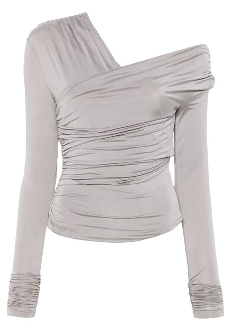 Top trixie con design drappeggiato in grigio The andamane - donna THE ANDAMANE | TM160759ATJV045ARDS